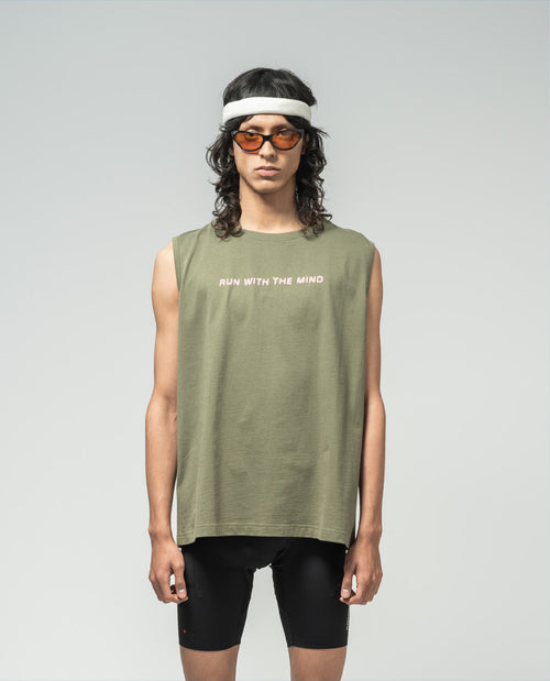 Racing Muscle T-Shirt Winter Moss