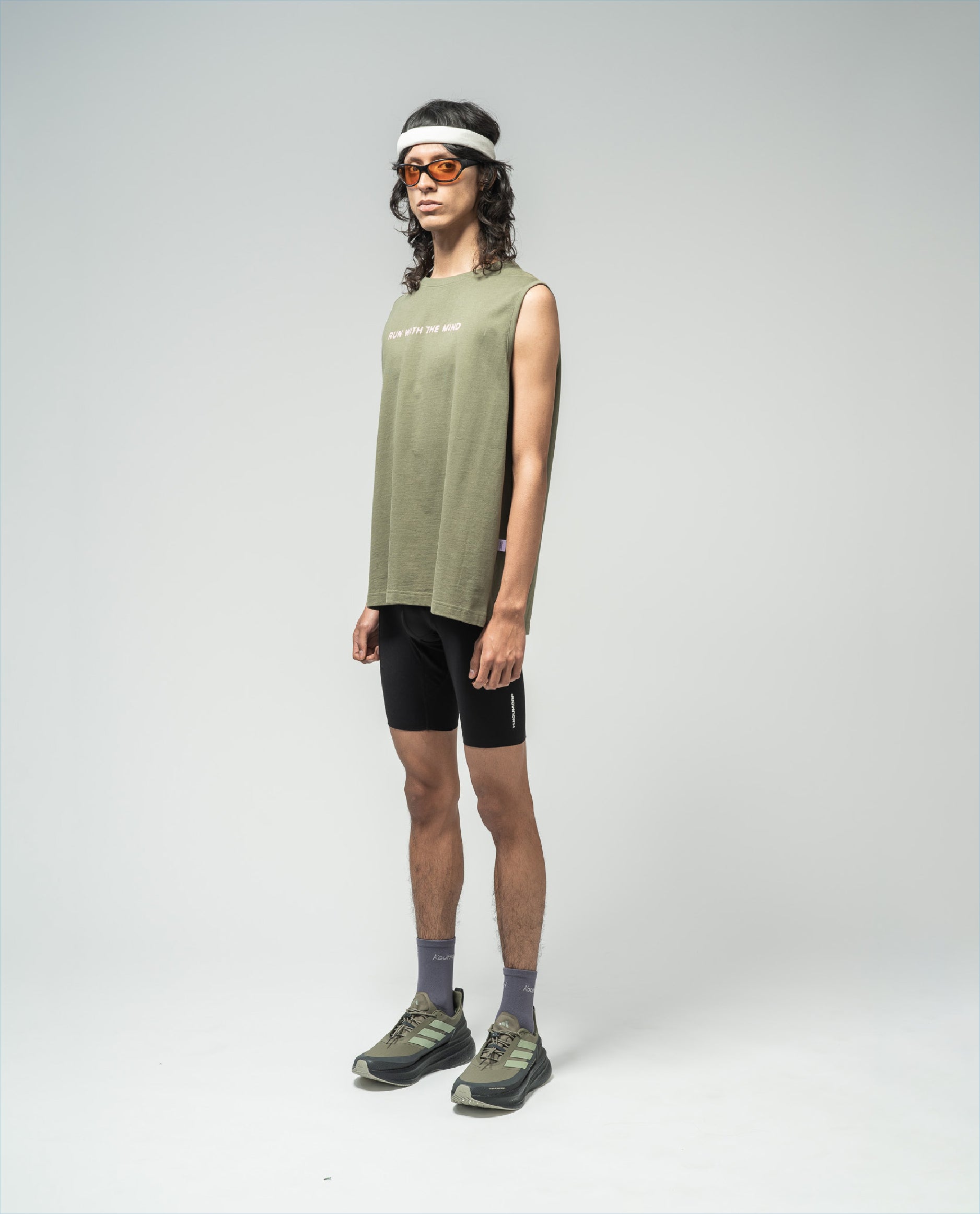 Playera Muscle Racing Winter Moss