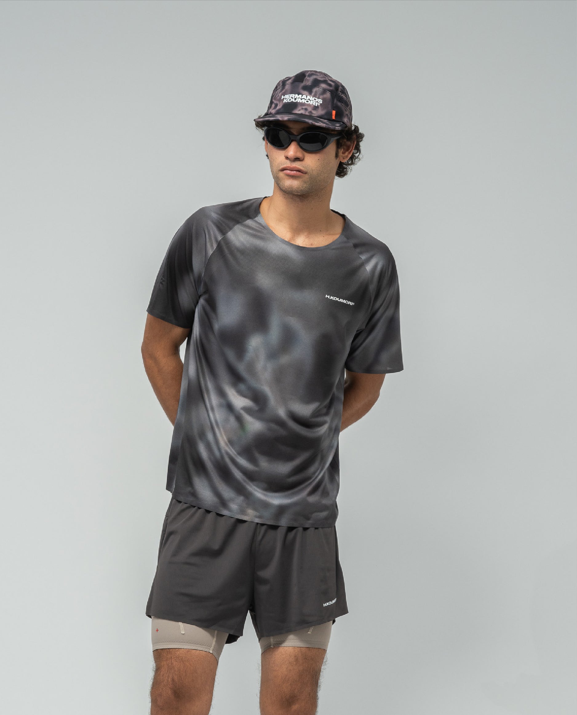 Playera De Competición Manga Corta Ash Trace