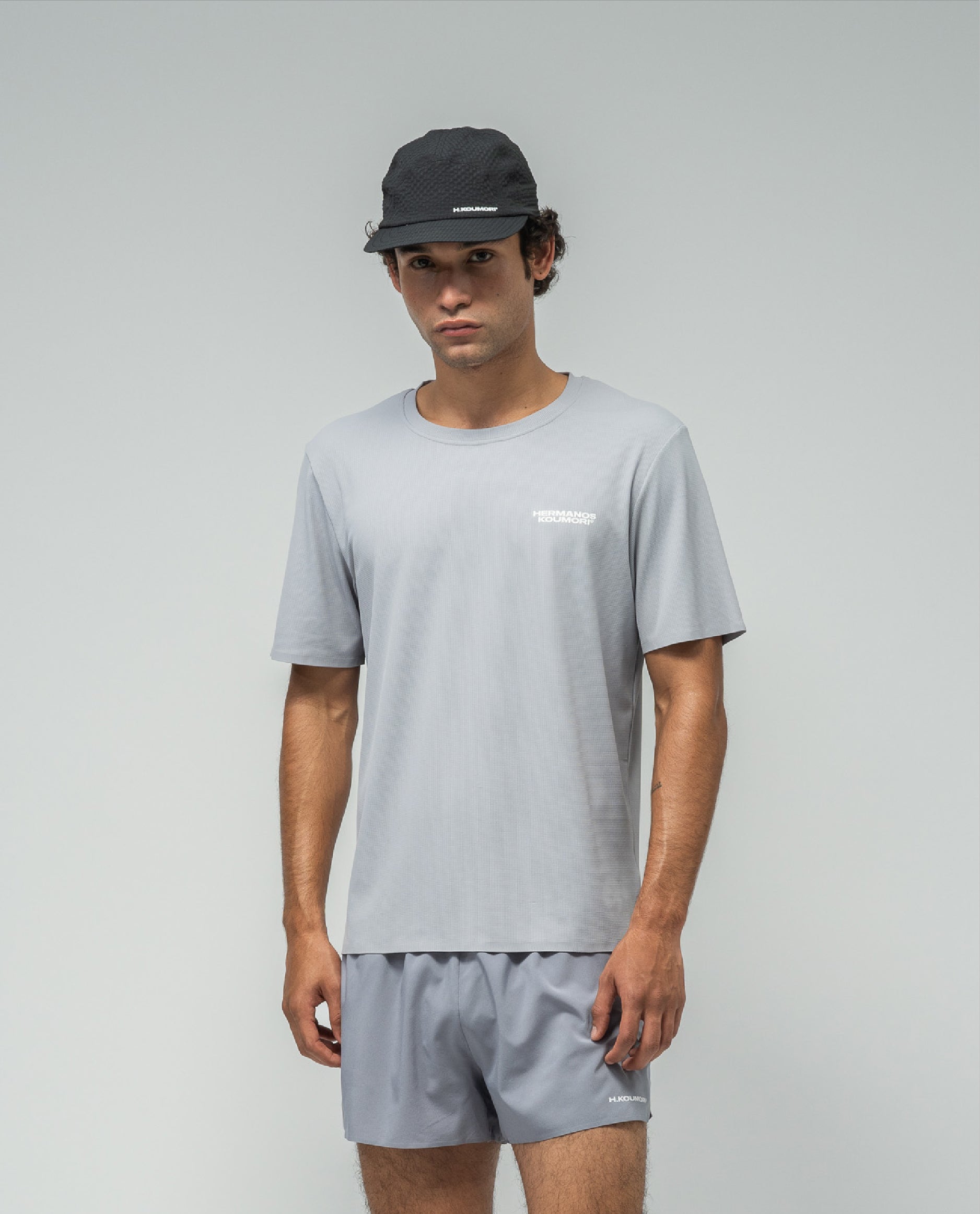 Playera De Entrenamiento Manga Corta Dapple Grey