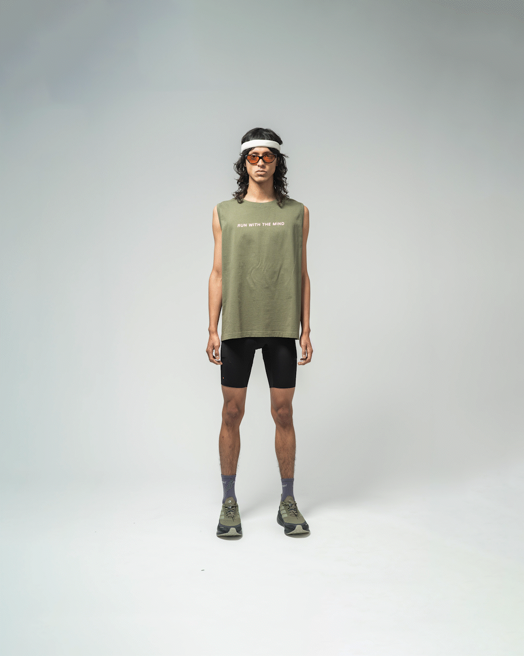 Playera Muscle Racing Winter Moss