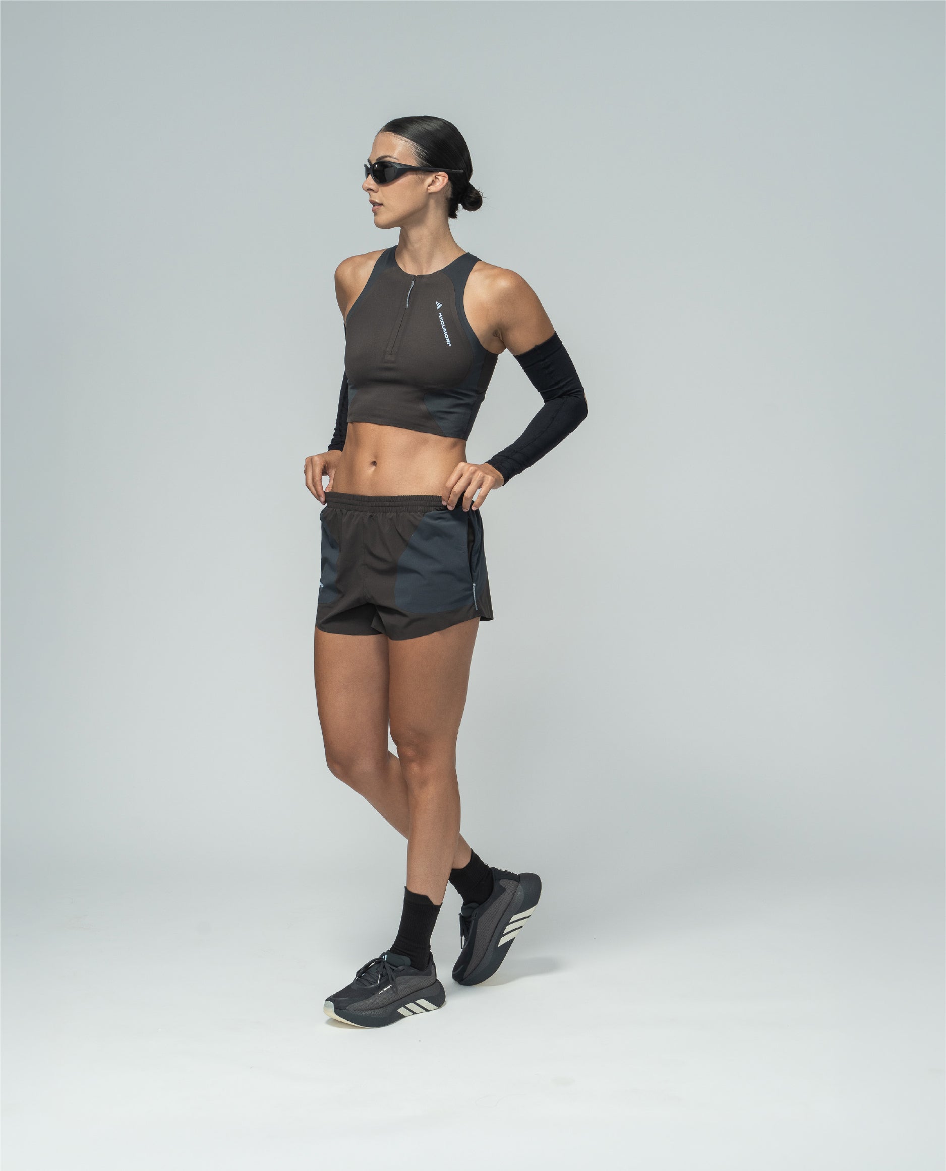 Adidas x H.KOUMORI Crop Top Night Brown