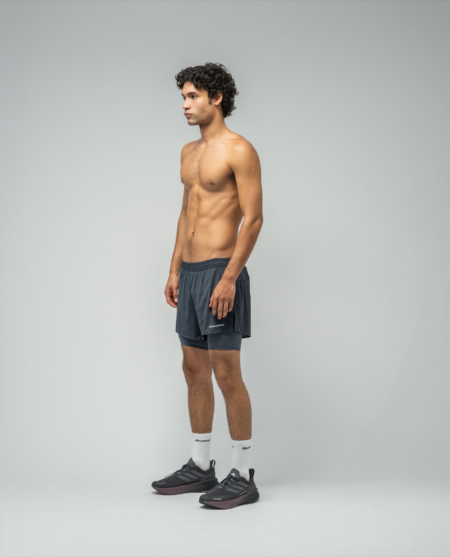 Short De Entrenamiento India Ink / Ombre Blue