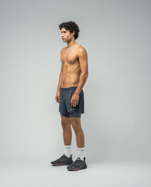 Short De Entrenamiento India Ink / Ombre Blue