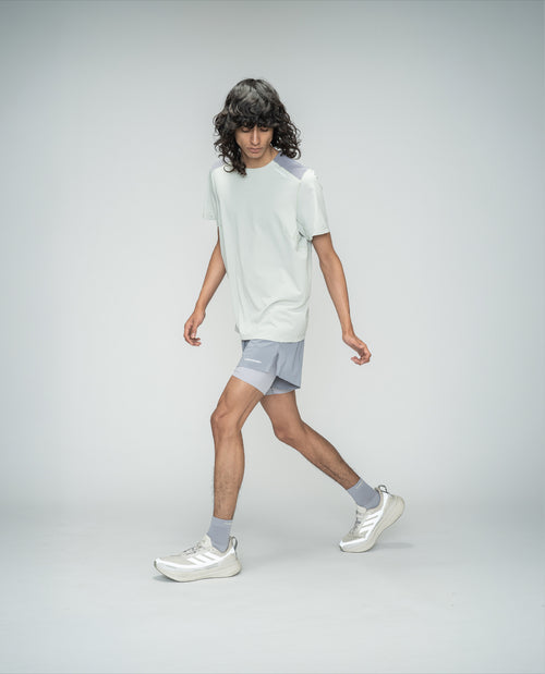 SS Light Training T-shirt Mineral Grey/Quicksilver