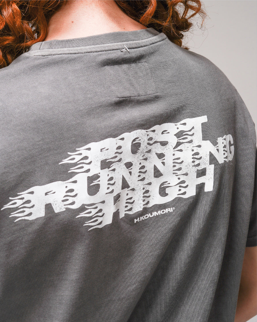 Post Running High Flames Women´s Regular T-Shirt Garment Dye