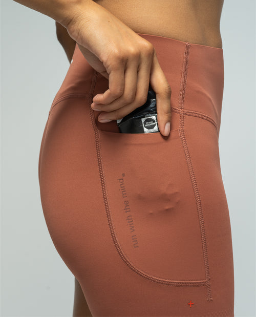 Women´s Compression Tights 5'' Mahogany