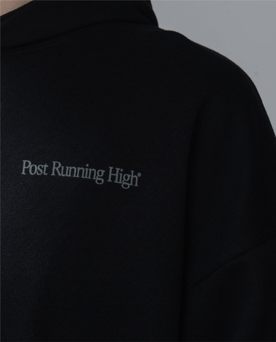 Post Running High Hoodie Black