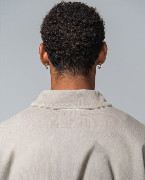 Pausa Half Zip Fossil Brown