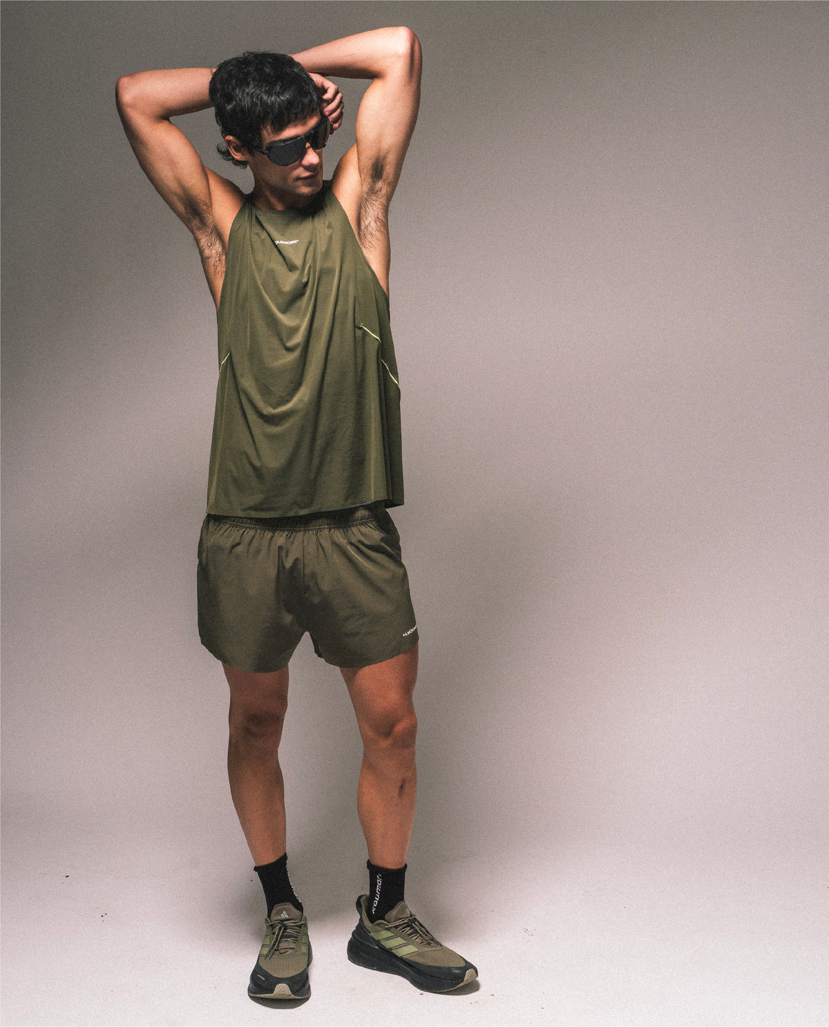 Race Short Olive Night