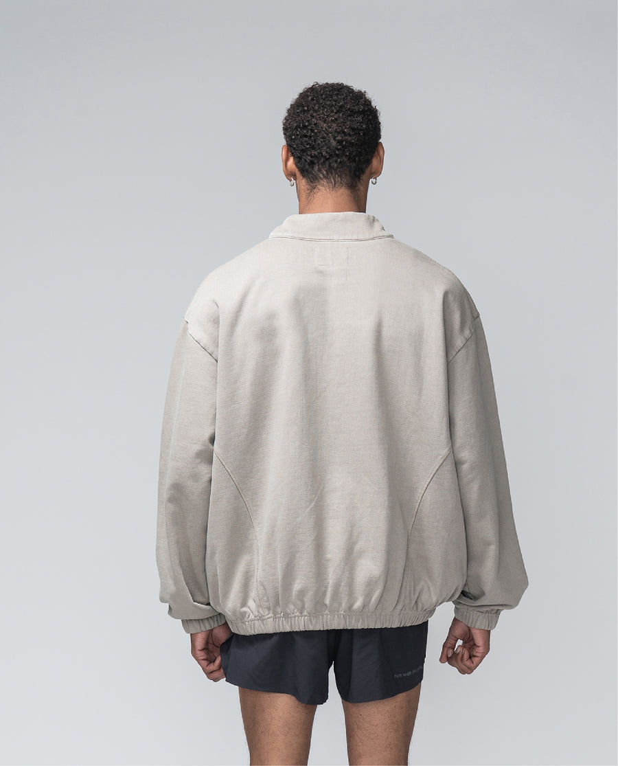 Pausa Half Zip Fossil Brown