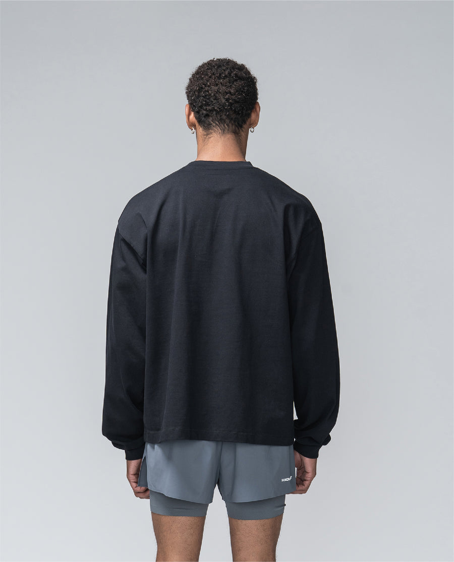 Post Running High Long Sleeve T-Shirt Black
