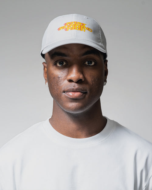 Gorra Everyday Post Running High Flames Glacier Grey