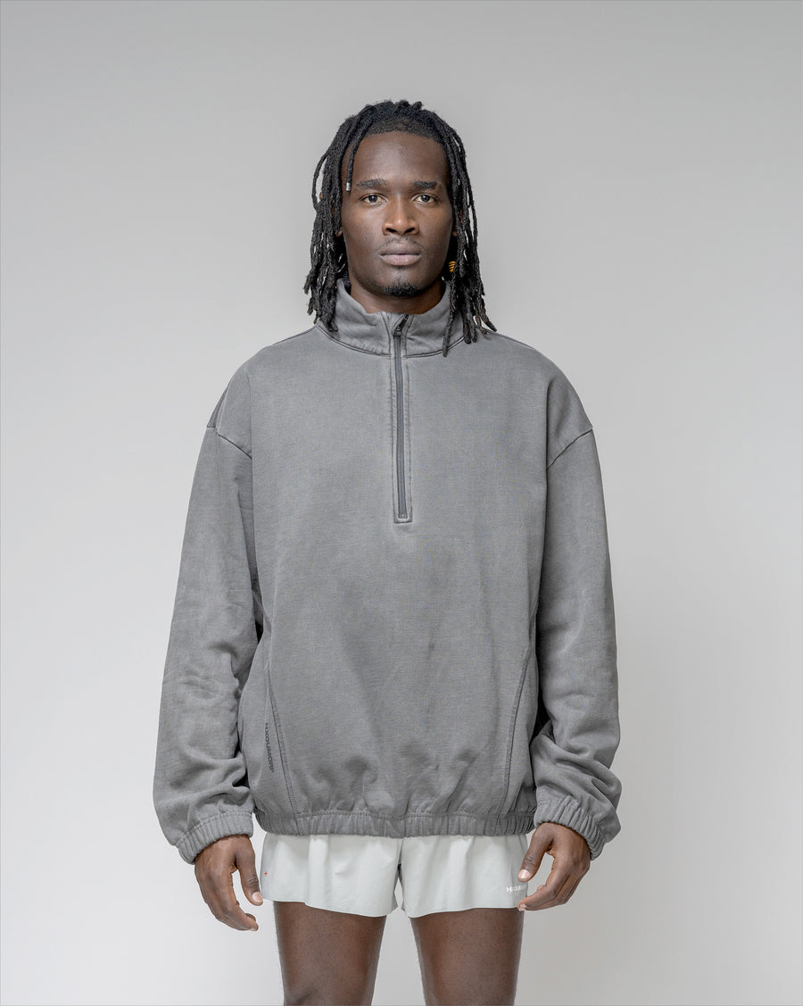 Pausa Half Zip Garment Dye