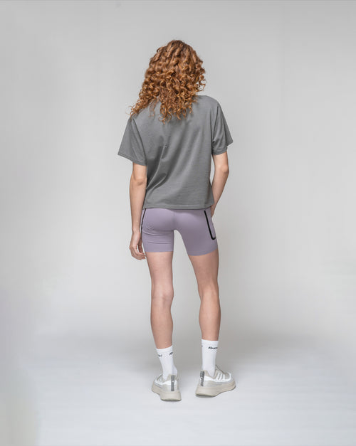 Playera Regular Run With The Mind Garment Dye Para Mujer