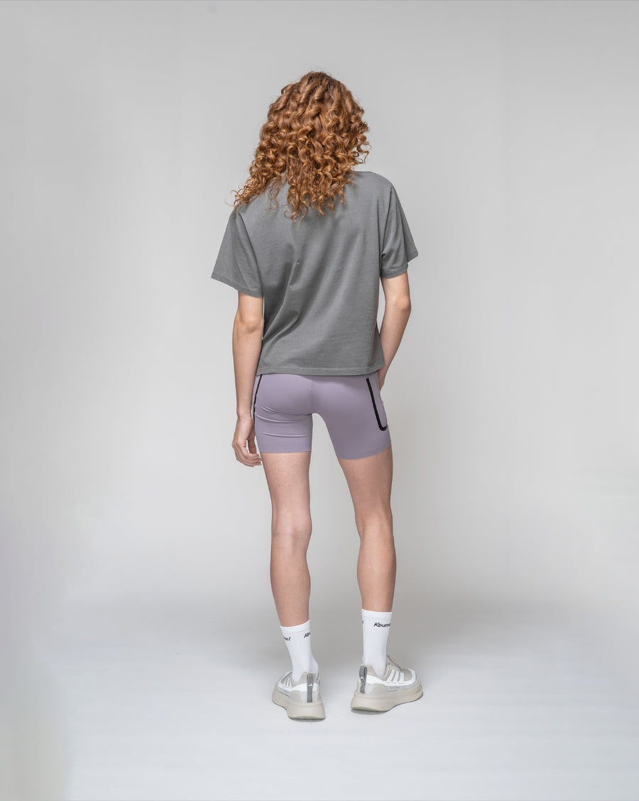 Women's Run With The Mind Regular T-Shirt Garment Dye