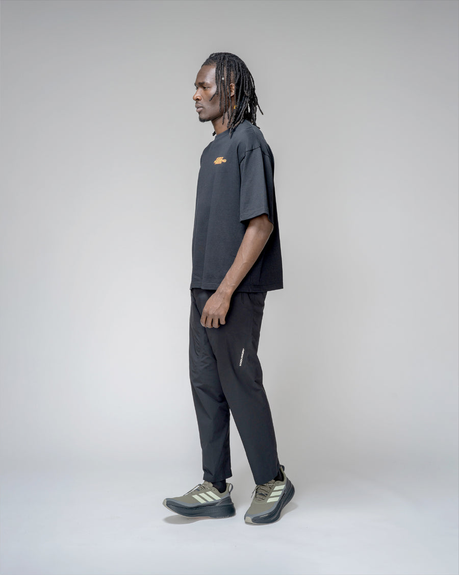 Post Running High Flames Boulder T-Shirt Black