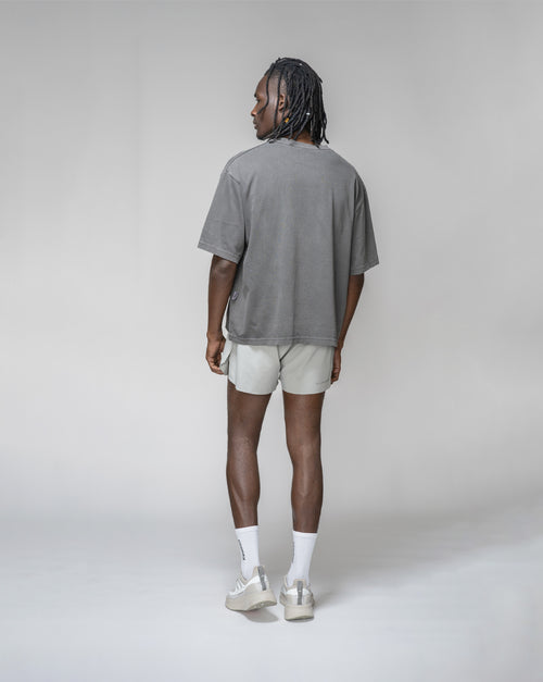 Playera Boulder Con Eslogan Garment Dye