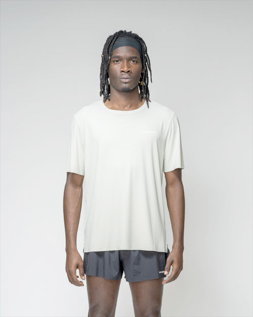Playera De Entrenamiento Running Motion Glacier Grey