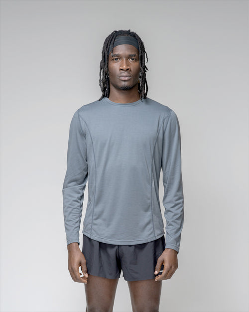 Tencel Stride Turbulence Blue