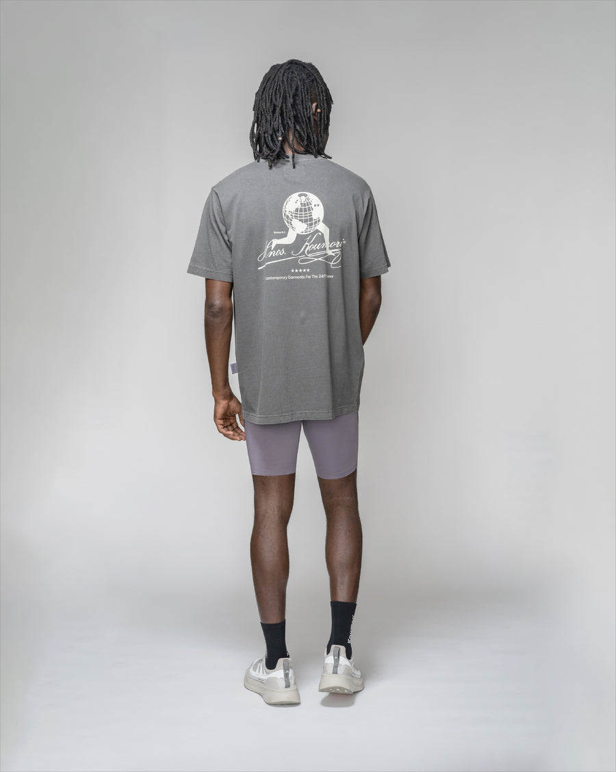 Running World Regular T-Shirt Garment Dye