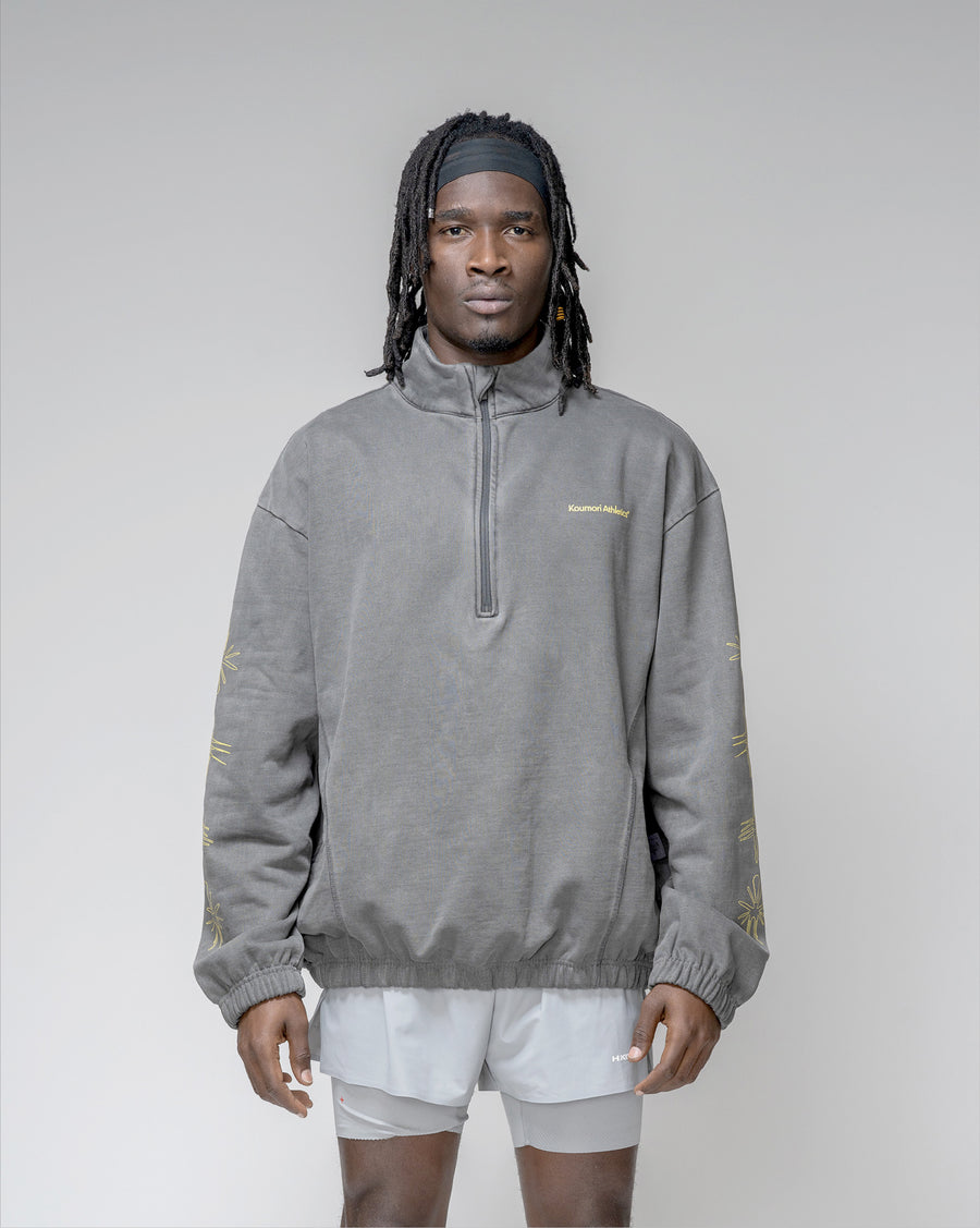 Momentum Half Zip Garment Dye