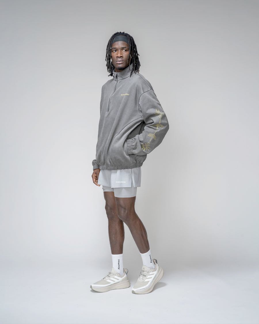 Momentum Half Zip Garment Dye