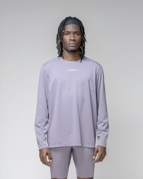 Playera Ligera De Entrenamiento Long Sleeve Lila