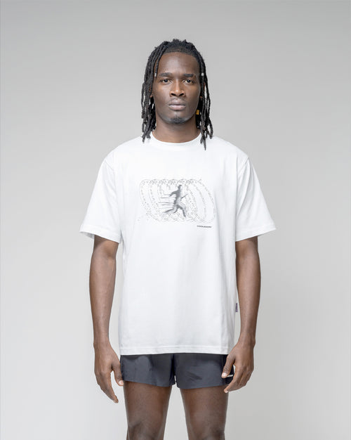 Playera Boulder Running World Blanca