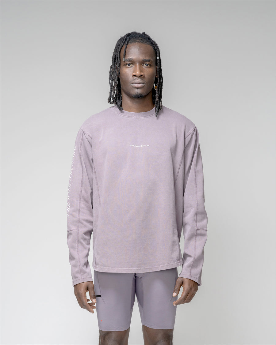Logo Stride Long Sleeve Grape