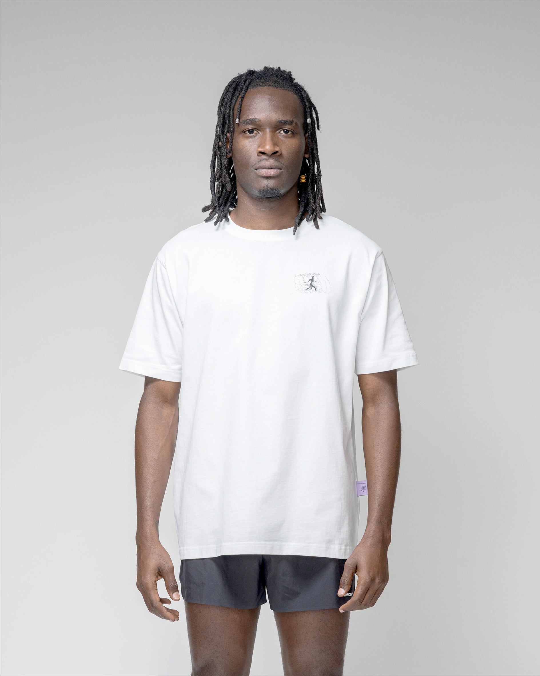 Running Motion Regular T-Shirt White