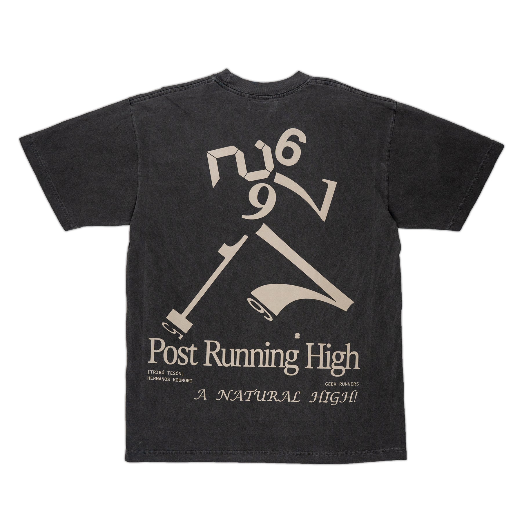 PRH Geek Runners Washed Black T-Shirt