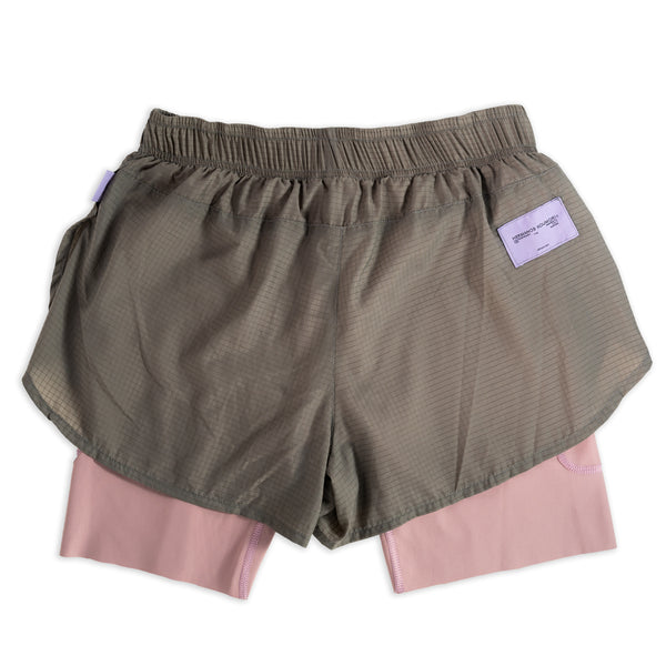 PERFORMANCE SHORTS CLASSIC: LIGHT BROWN/DUSTY PINK - Imagen 1 -  PERFORMANCE SHORTS CLASSIC: LIGHT BROWN/DUSTY PINK